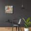 Art mural en verre épique «Worms for sale» par Marvindale, 24 po x 24 po