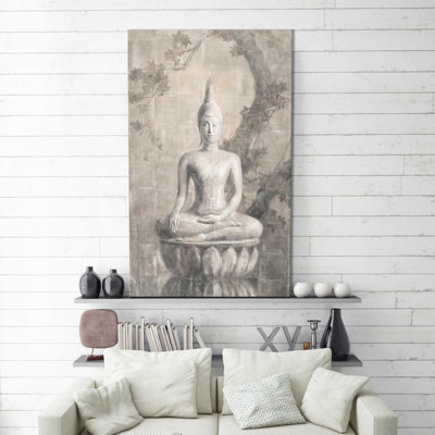 Bouddha neutre - reproduction d'art sur toile