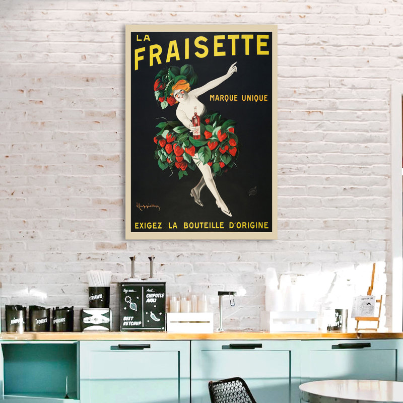 La Fraisette by Leonetto Cappiello - Wrapped Canvas Art Prints, 80cm H x 60cm W x 4cm D