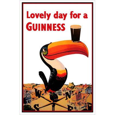 " Guinness Beer Lovely Day Toucan On Weather-Vane " by Gilroy