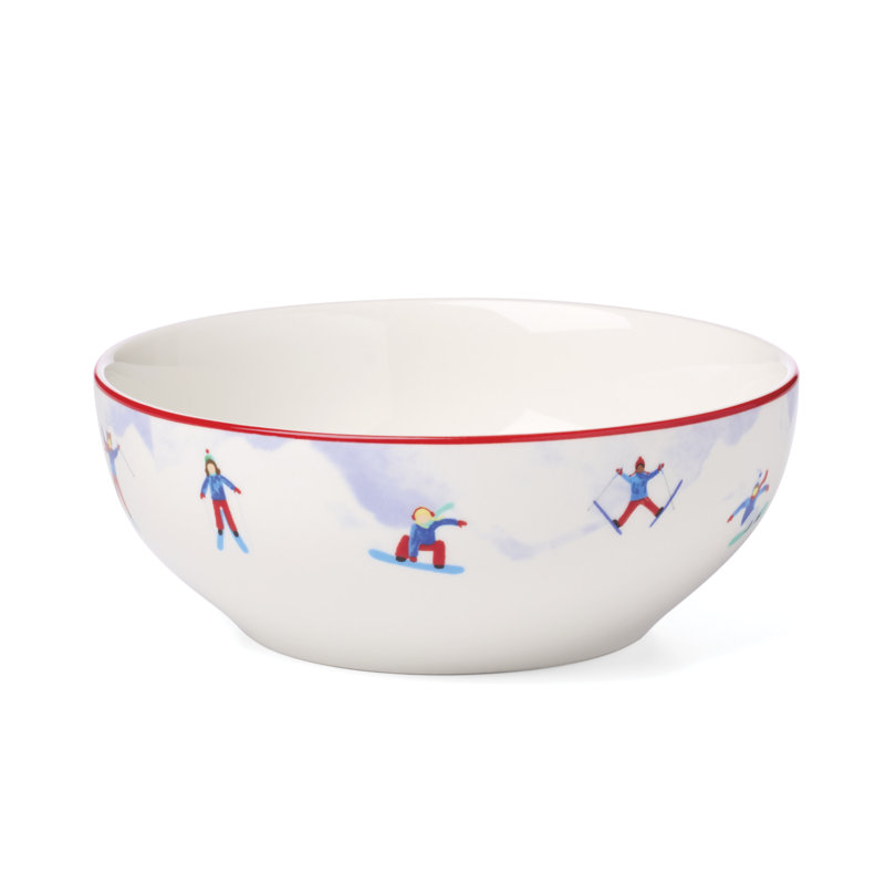 Oneida Snowbound 12-Piece Dinnerware Set, Service For 4