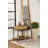 1-drawer Wood Accent Side Table Natural Mango