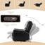 Ensemble de fauteuils inclinables électriques en similicuir Atilus-733828248