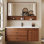 Armoire de salle de bain de style rétro