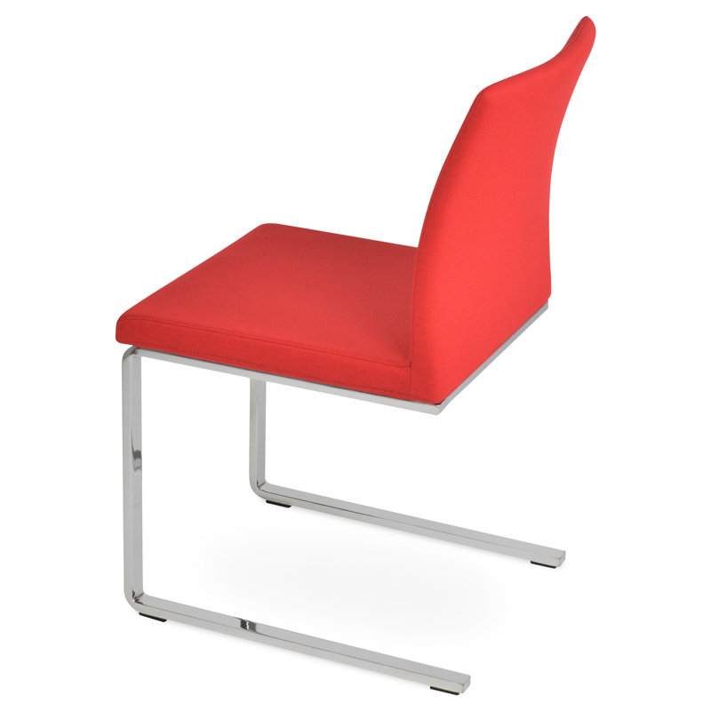 Chaise de salle à manger Zeyno, Rouge d’époque