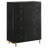 Black 5-Drawer Chest