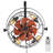 21 Inch Wall Mounted Fan with Light Remote 6 Speed E26 Socket No Bulb