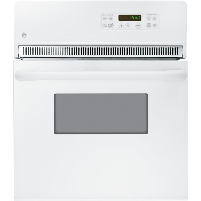 24" Self Cleaning  Electric Single Wall Oven, White