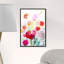 Floral and Botanical Blooming Flower Garden - reproduction d'art sur toile-51279176-51279178