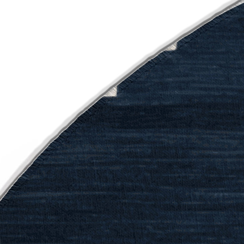 Tapis gris intérieur et extérieur Trellis, Rond 5 pi
