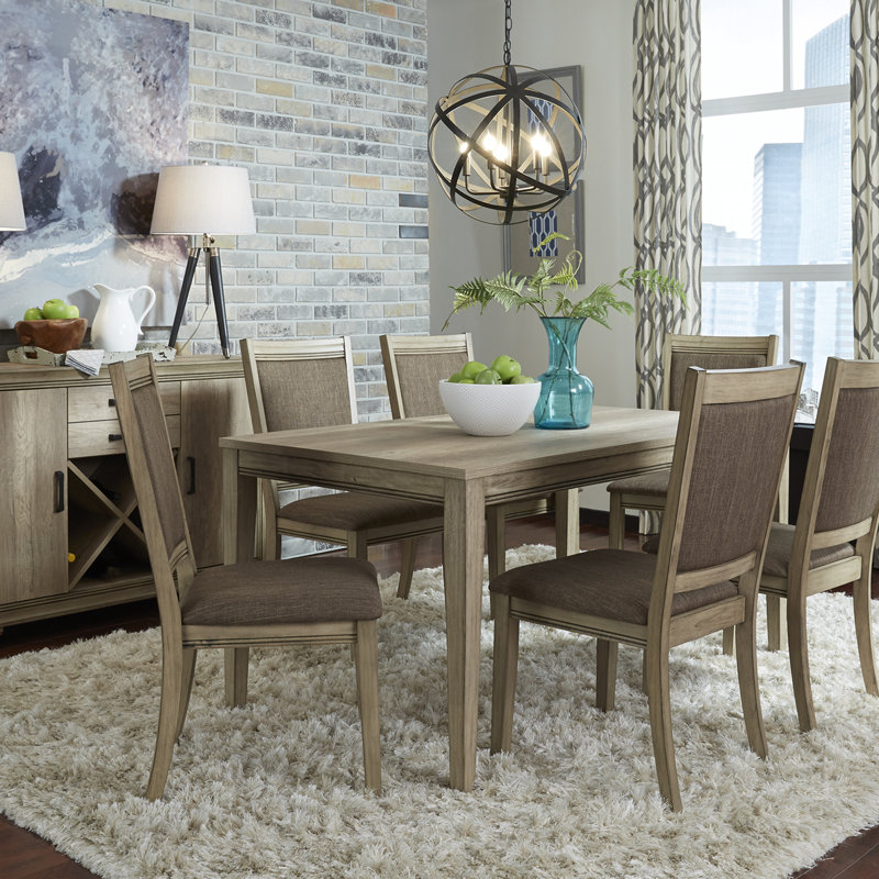 Davies 6 - Person Four Leg Dining Set, 30" H x 60" W x 36" D