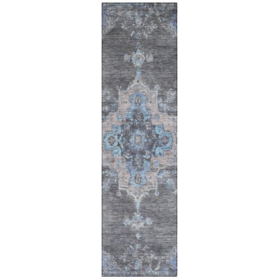 Machine Washable Indoor/Outdoor Bingel ACN2321 Global Rug