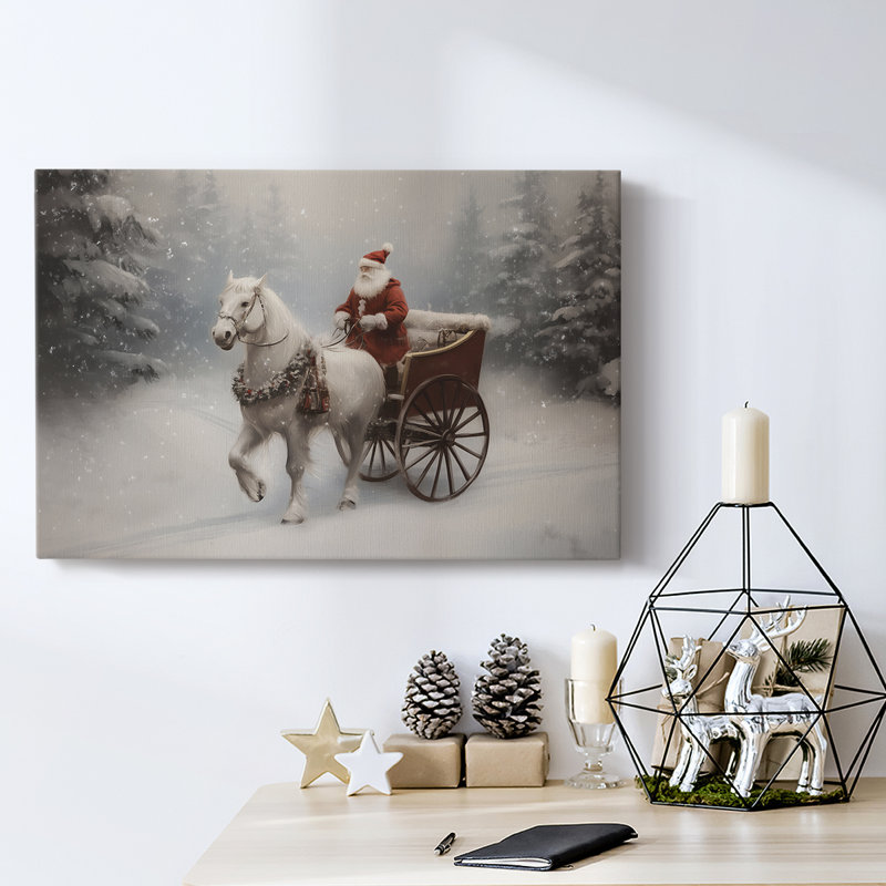 Art des Fêtes de Noël - Toile tendue avec châssis - Série 3-CL III, H 24 po x l 36 po