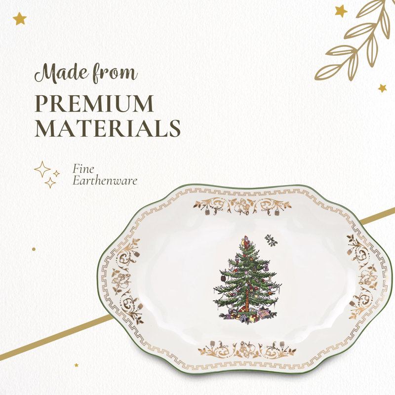 Spode Christmas Tree Gold Platter