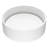 Anvil 16" L x 16" W x 5" H Matte White Handmade Round Vessel Bathroom Sink