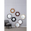 Décoration murale 20 po x 1,5 po style transitionnel en bois de manguier avec cadre en bois de manguier massif pour salle de bain-133407153-133407155