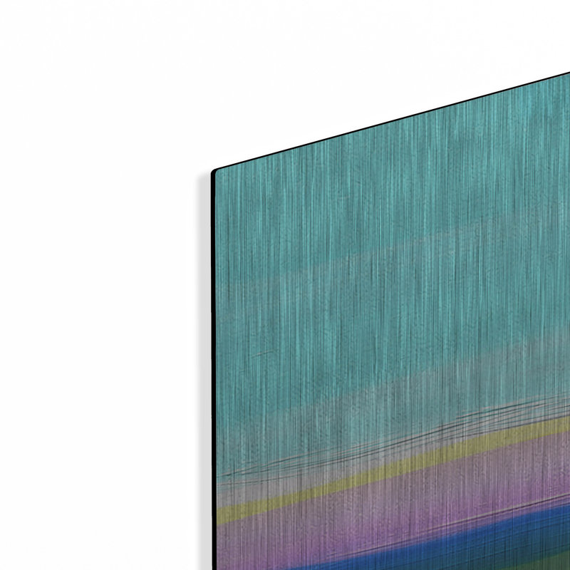 Art mural en métal luxueux «Ocean Dreams» par Cesare Bellassai, 24 po x 24 po, H 24 po x l 24 po