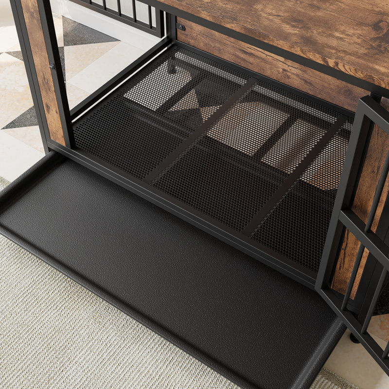 Table de caisse en bois pour chien, H 28,07 po x l 38,90 po x P 23,78 po