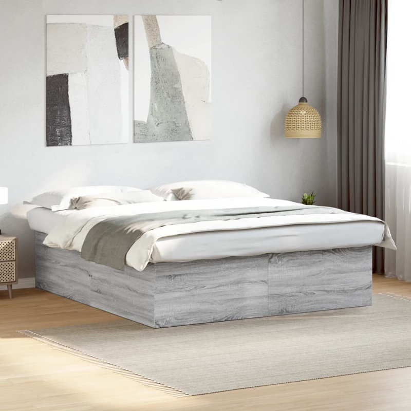 Pautauros Bed, Grey Sonoma, Small Single (75 x 190 cm)