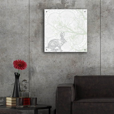  «Leaps and Bound» par Erin Clark, art mural en verre acrylique, 24 po x 24 po