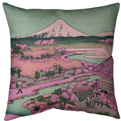 Coussin katakura katsushika hokusai, the thé