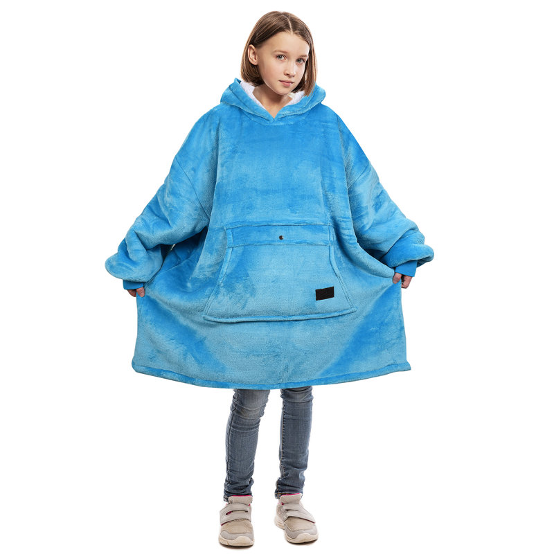 Sweat à capuche pour enfants Catalonia, Bleu clair