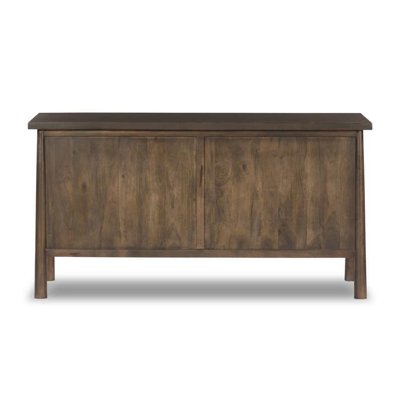 Freddie 6 Drawer Dresser-Brown, Brown