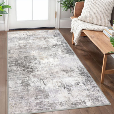 Tapis de chambre antidérapants lavables avec envers en caoutchouc