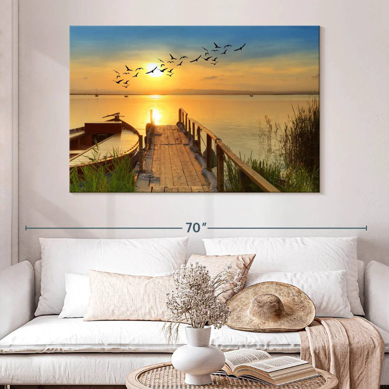 Mehar Fishing Dock, 34" H x 51" W