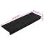 Braxson Non-Slip Black Stair Tread-1077940991