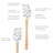 Spatulart® Nordic Trees Wood Handled Spatula