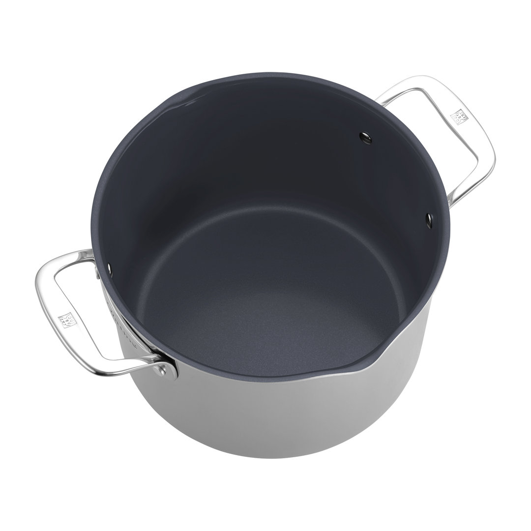 ZWILLING Clad CFX 8-qt Stainless Steel Ceramic Nonstick Stock Pot ZWILLING J.A. Henckels