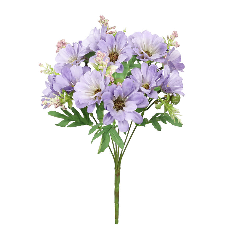 Bouquet de petites fleurs de marguerite artificielle, Mauve