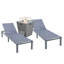 Chaise longue d'extérieur en aluminium avec foyer-258369350-204879564