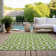 Washable Floral Indoor / Outdoor Rug