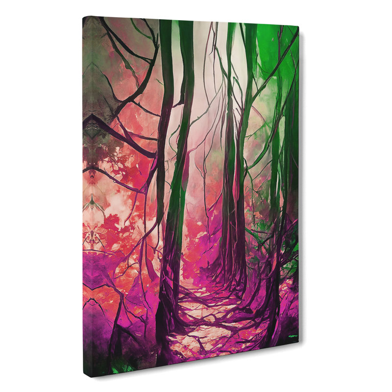 Forest No.4 - Wrapped Canvas Print, 50cm H x 35cm W