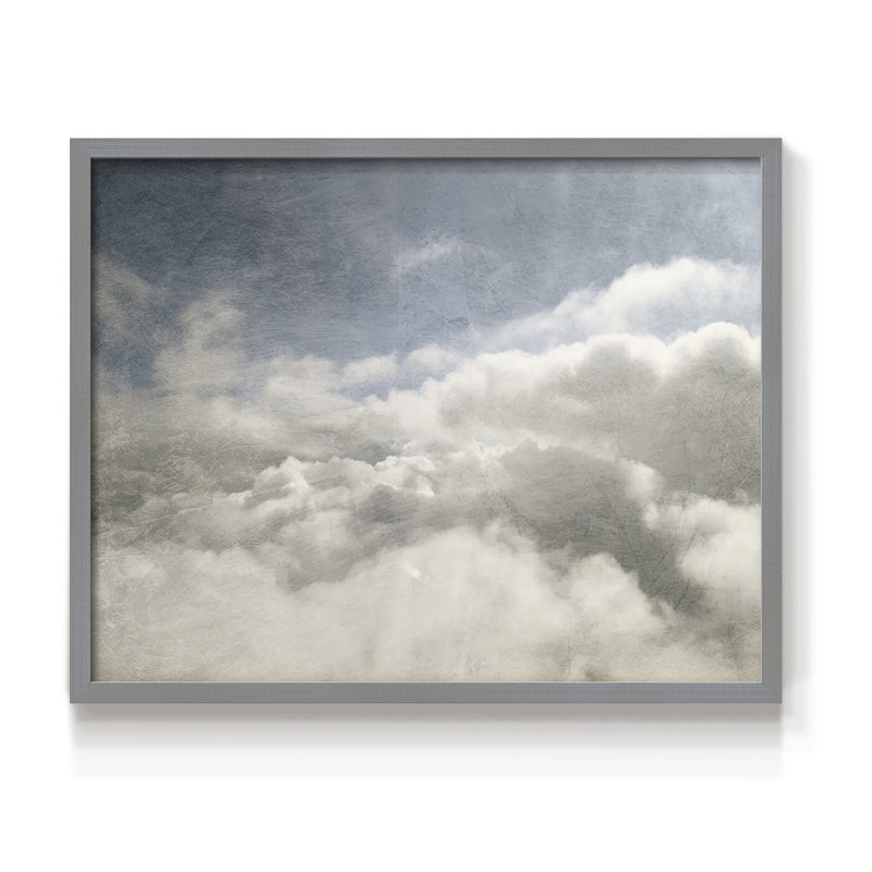 «From Above I», reproduction encadrée, Gris, H 11 po x l 14 po