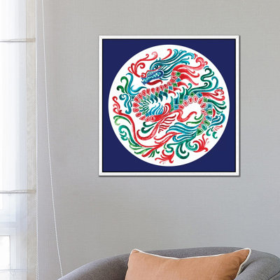 Flying Dragon by Eva Watts - Painting on Canvas
