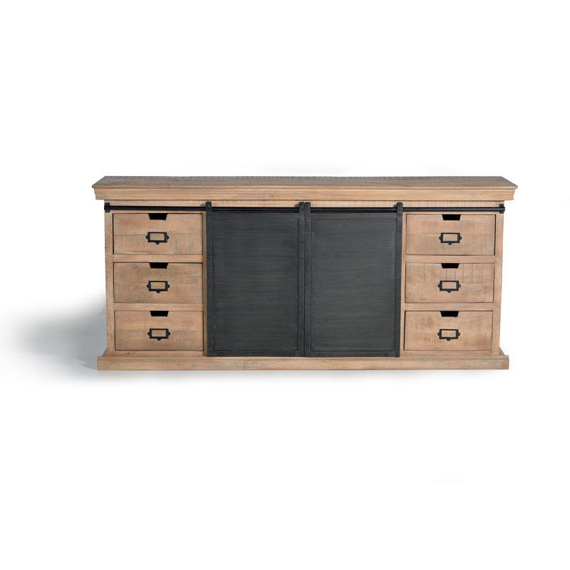 Miron 190cm Solid Wood Sideboard