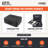 PROFESSIONAL Portable Cash Box with Combination Lock, Carry Handle and Removable Tray, 0.13 Cu. Ft., Matte Black