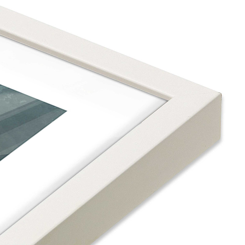 Impression sur toile Seaside Sanctuary, sans cadre, Cadre simple blanc opaque, H 12 po x l 15 po x P 1,25 po