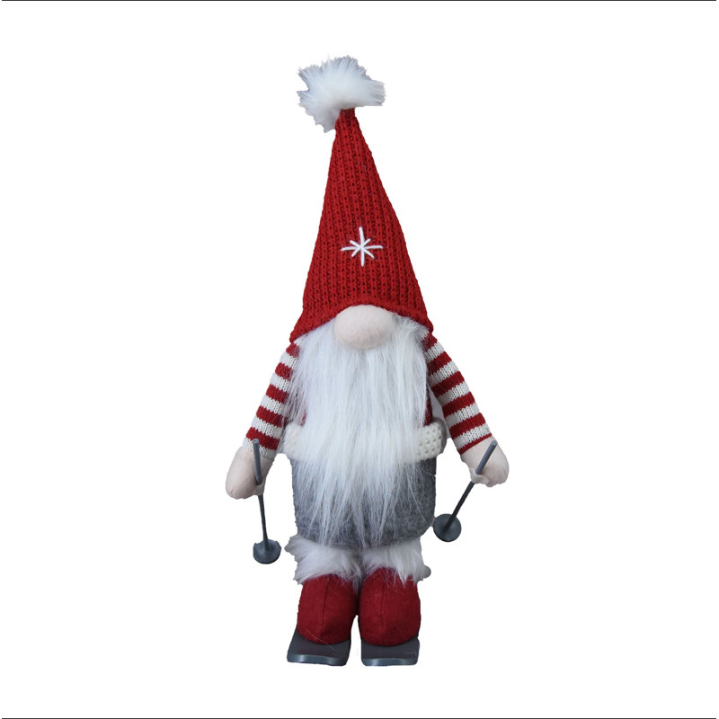 2 pièces de décorations de gnomes de Noël, ornements de table de Noël pour les cadeaux de fêtes