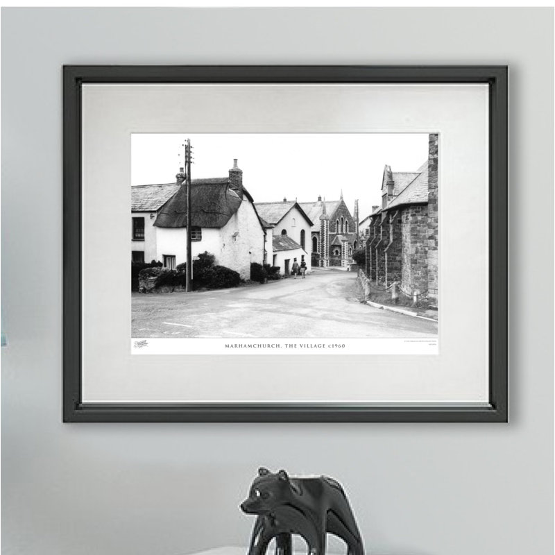 Marhamchurch, The Village C1960 - Single Picture Frame Print, 28cm H x 36cm W x 2.3cm D