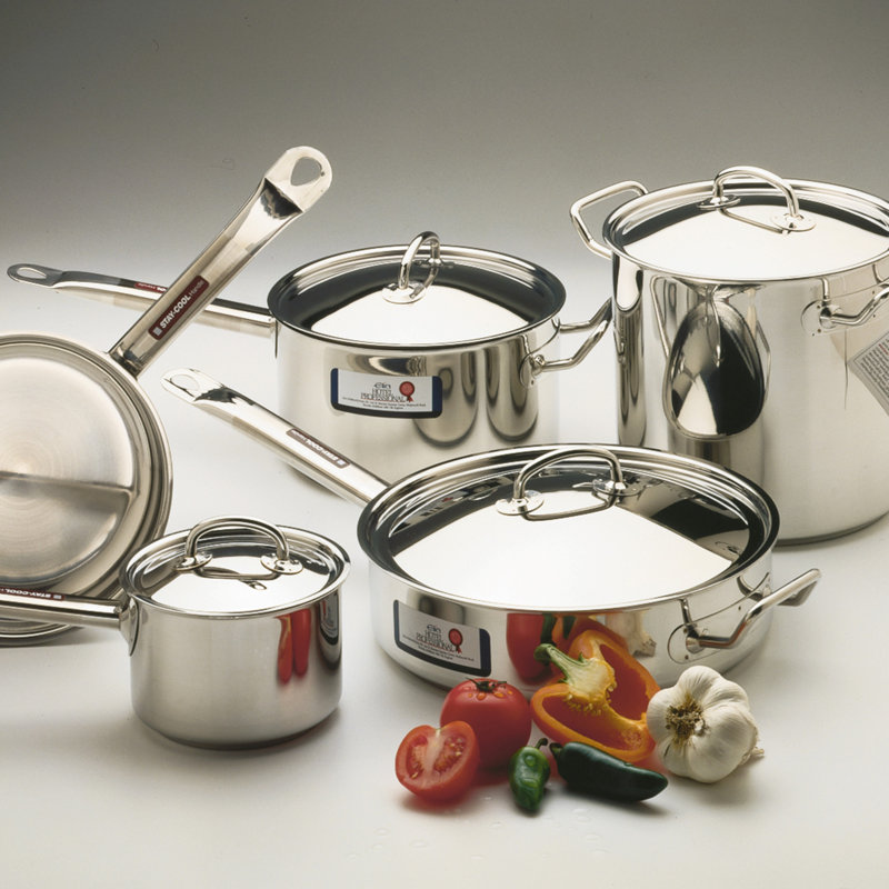 Hotel Stainless Steel Non-Stick Skillet, 28cm