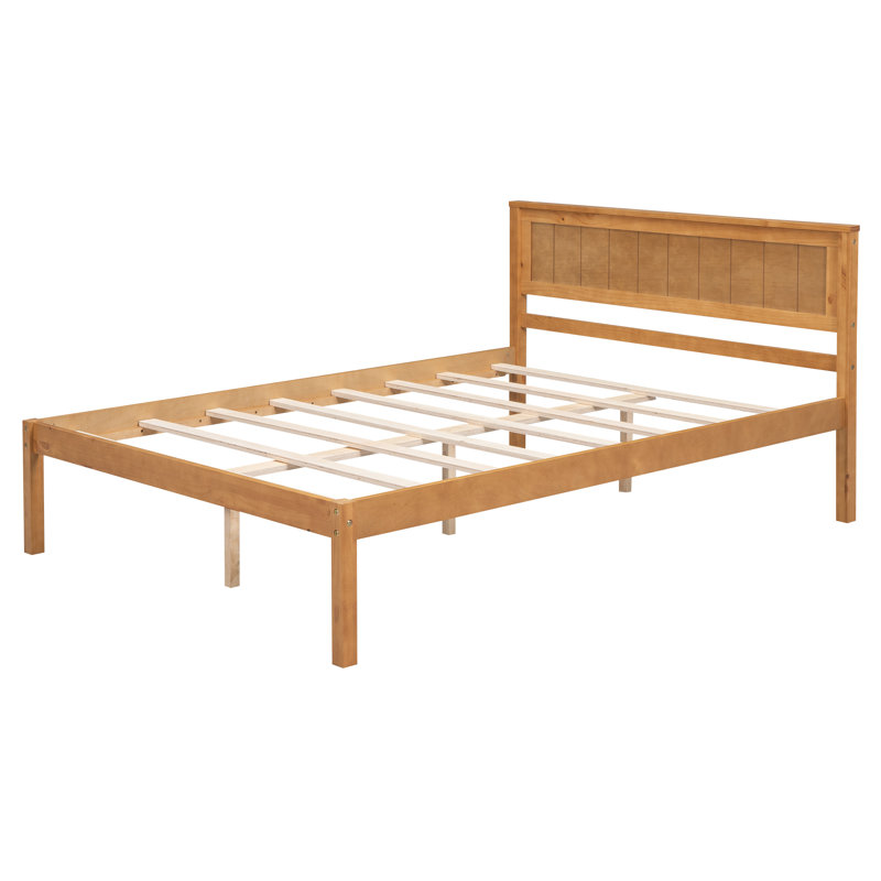 Beckville Platform Bed, Full, Natural