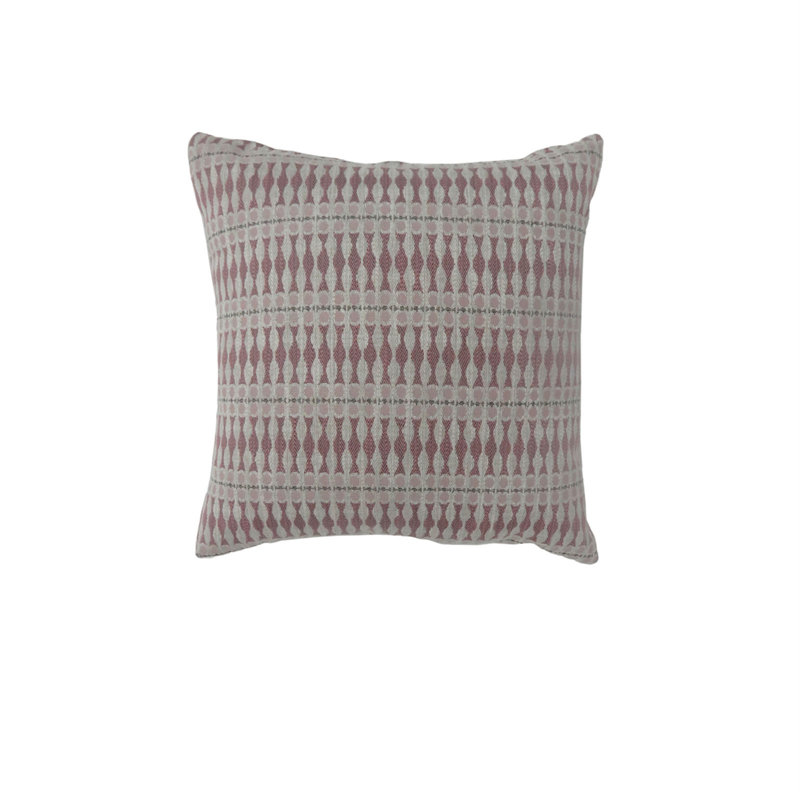 Bohemian Square Pillow cover & Insert, 22" H x 22" W, Red