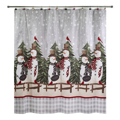 Holsinger Geometric Shower Curtain