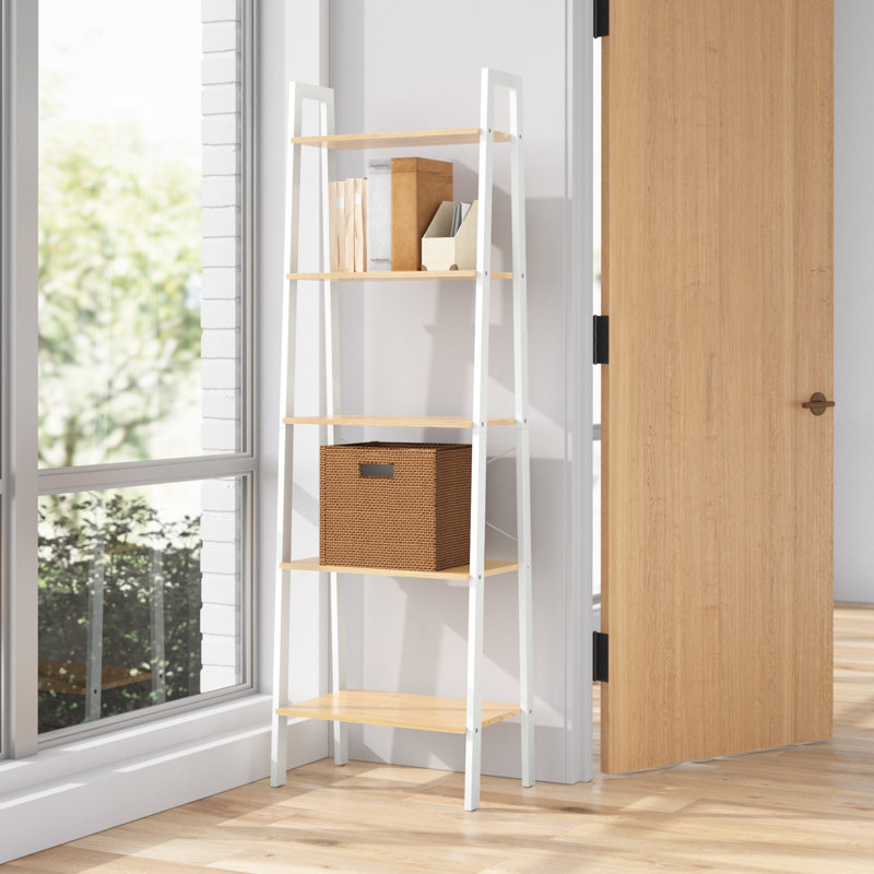 Bibliothèque échelle en acier inoxydable Jashaun H 67,7 "x l 22"
