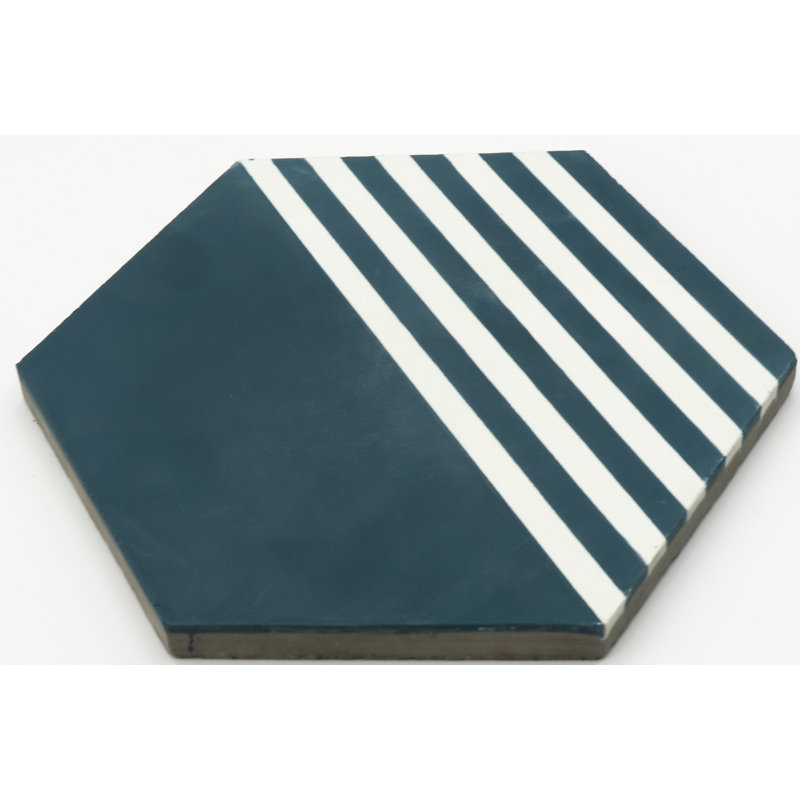 Menara 8" x 9" Cement Patterned Wall & Floor Tile