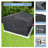 Outdoor Metal Storage Shed With Shutter Vents For Backyard Lawn Patio, Grey-103373308
